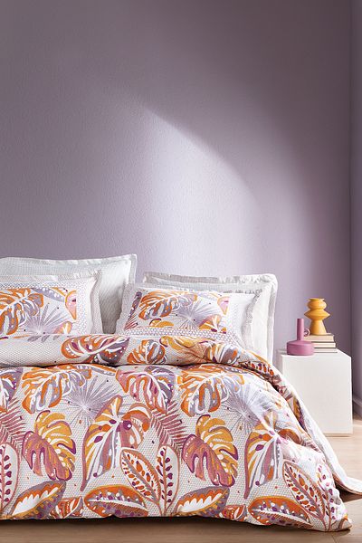 Yataş Lilac Sonia Double Cotton Satin Duvet Cover Set