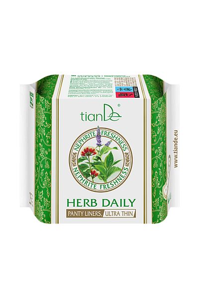TianDe Tiande daily pads, ultra thin herbal Nephrite Freshness, 25 pcs