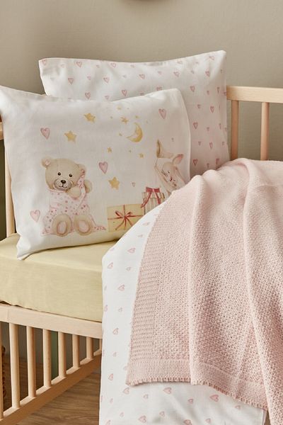 Karaca Home Little Honey Knitwear Blanket Pink