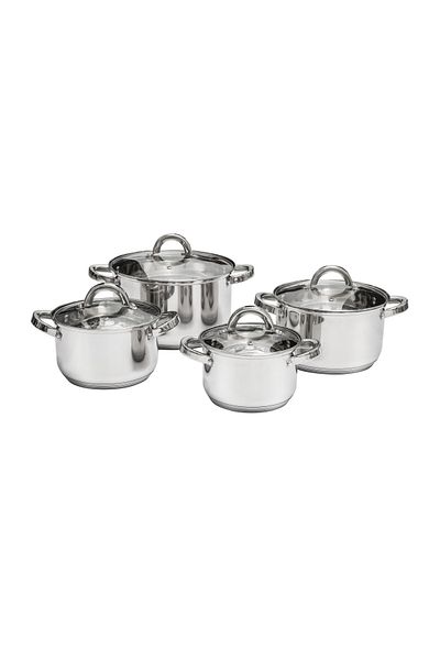 Ambition Stainless steel pot set, 8 pieces, Berry