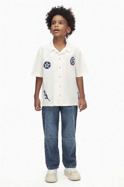 nk kids Men's and Children's Shirt Ecru Model 48310