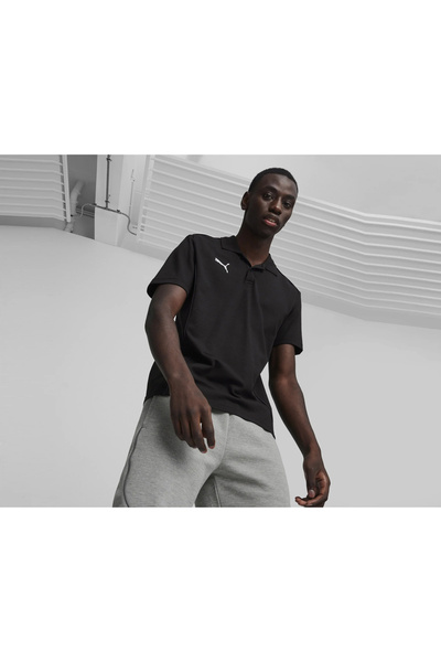 Puma Μπλουζάκι με απαλή υφή, αναπνεύσιμο ύφασμα και πολύχρωμο γιακά πόλο