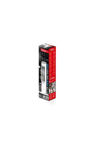 Zilan Ventilator Zln1030 Tip Turn, Capacitate 3l, Control Prin Touch, 3 Trepte De Viteza, Timer 12h