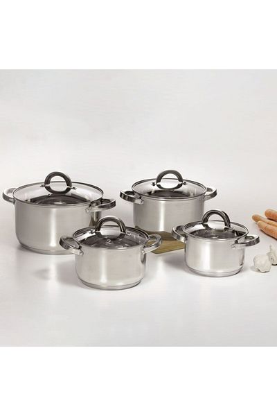 Ambition Stainless steel pot with lid 16cm, 1.9L, Berry