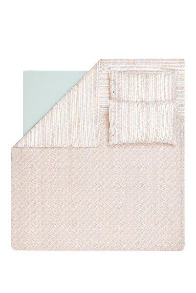 Yataş Santa Double Ranforce Duvet Cover Set - Powder