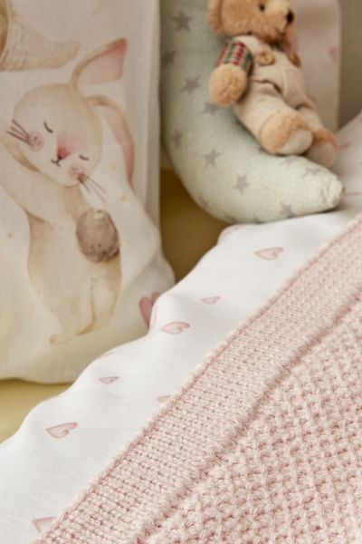 Karaca Home Little Honey Knitwear Blanket Pink