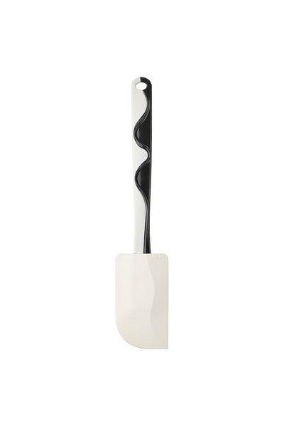 IKEA GUBBRÖRA Rubber Spatula, Black/White - Heat-Resistant Kitchen Tool for Mixing and Scraping