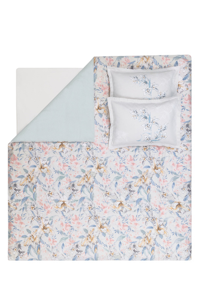 Yataş Madre King Size Cotton Satin Duvet Cover Set - Beige