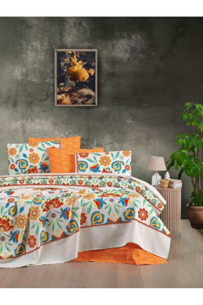 ETE HOMETEX Etehometex Double Person Printed Cotton Pique