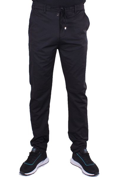 Twister Jeans Pantaloni de pânză pentru bărbați Twister Crespo 794 negri cu talie normală