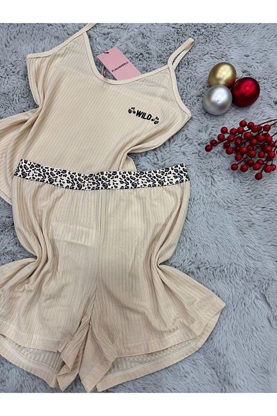 pijamaworld ΣΟΡΤΣ ΚΡΕΜΑΣΜΕΝΟ ΣΟΡΤΣ ΜΕ ΛΕΠΤΟΜΕΡΗ ΠΙΤΖΑΜΑ ΜΕ ΛΑΣΤΙΧΟ ΜΕΣΗ