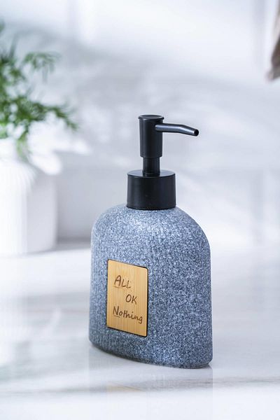 ACAR Δοχείο υγρού σαπουνιού Vega Grey - 17 cm