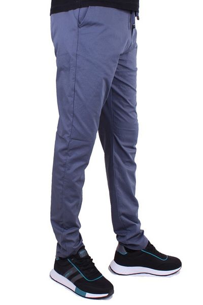 Twister Jeans Pantaloni de pânză pentru bărbați Twister Crespo 794 albastru închis cu talie normală