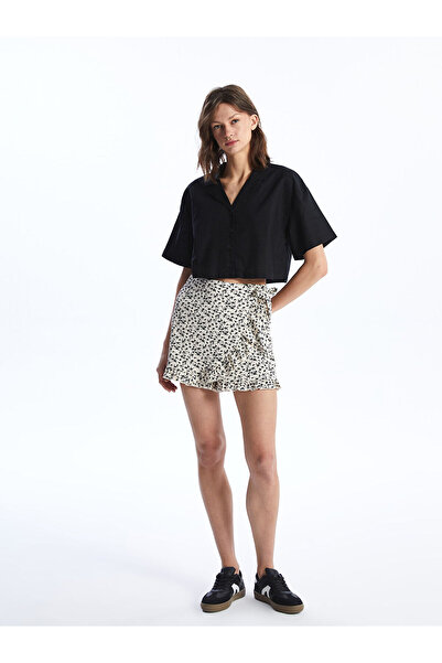 LC Waikiki Trendlucky Women's Floral Skirt with Elastic Waist and Difference ...