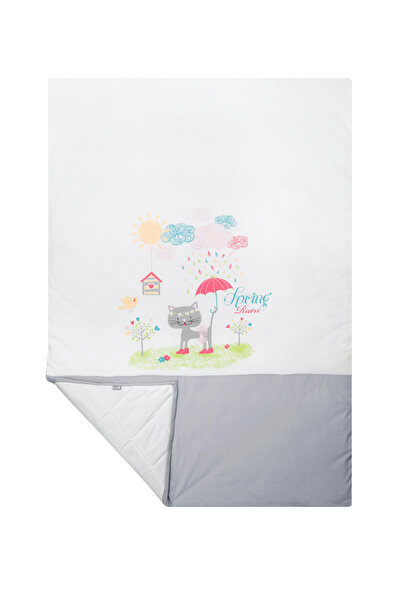 SYDNEY بطانية سبرينج رين رمادية مبطنة 85×120 سم