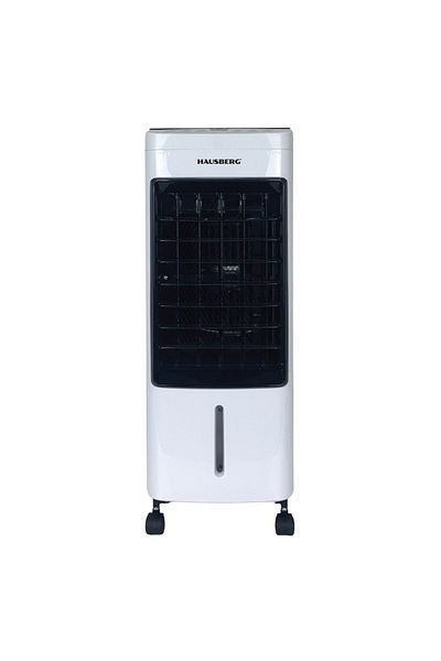 Hausberg Ventilator Cu Racire Si Umidificare Hb-5955, 3 Viteze, Telecomanda, Temporizator 12 Ore, 4 L, Alb