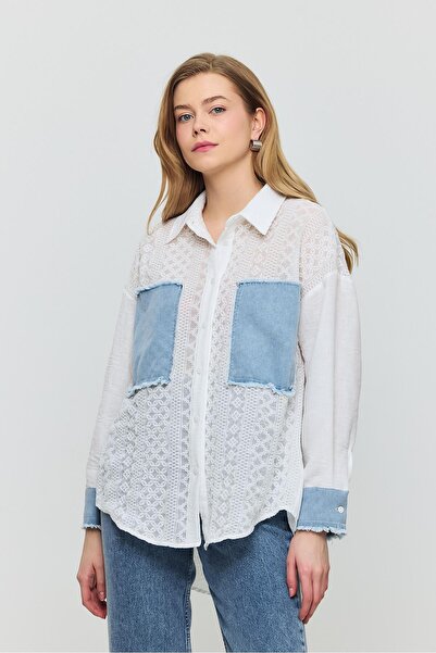 Rays Кот Гарнілі Дентлі Сорочка - Екрю 1413