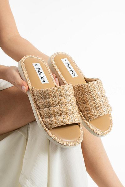 Moda Frato Mabel Women's Slippers Outdoor Pool Sea Beach Slippers Home Slippers