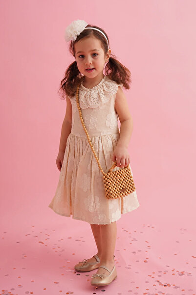 chipiques El Örgüsü Doğal Ahşap Boncuk İşlemeli Omuz Çantası