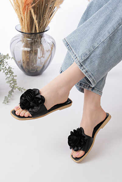 Slipcat Дамски чехли с розови детайли, удобна лека подметка