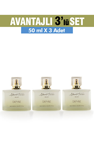 Alberto Taccini 3'Lü Set Alberto Taccini Daphne Kadın Parfümü 50 ml