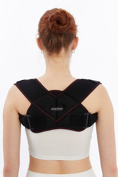 orthohealthmedical Clavicle Bandage - Back Support - Protective Bandage - Upright Posture - Collarbone Stabilization