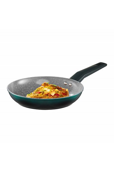 Ambition Tigaie universala 24cm, invelis Qualum Ceramic Stone Edition, Ombre Green