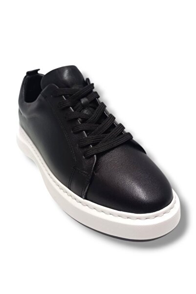 Cakgo Wonder W60-25 Γνήσιο Δερμάτινο Ανατομικά Casual Ανδρικά Παπούτσια Μαύρα...
