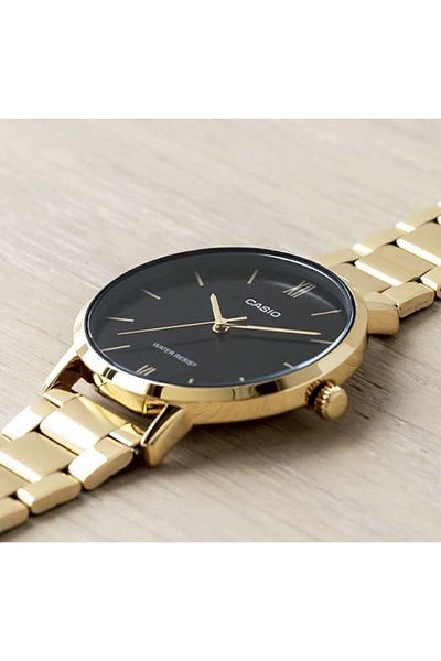 Casio Casio LTP-VT01G-1BUDF 34mm Analog Watch with Stainless Steel Strap - Gold
