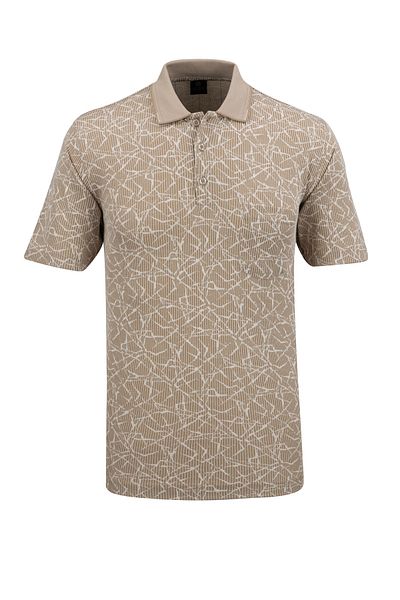 Çizgi Triko Ανδρικό μπλουζάκι Polo Neck Classic Fit με τσέπη - 5112