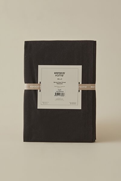Karaca Home Black Belle Laceless Tablecloth