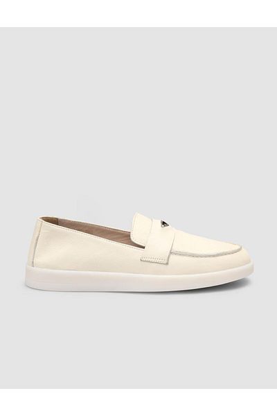 Cabani Laofer de damă 100% piele naturală bej