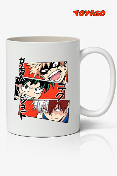 Toyaso My Hero Academia Anime Themed White Mug Cup Gift for Lover Friend
