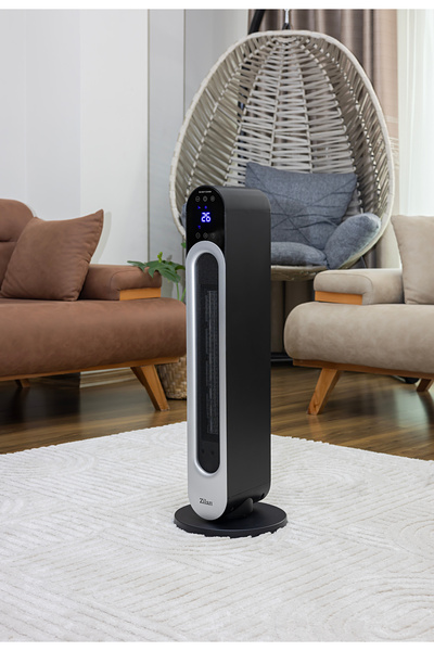 Zilan Věžový ohřívač ZLN5657 Černý, 2200 W, ochrana proti přehřátí, 3 rychlosti