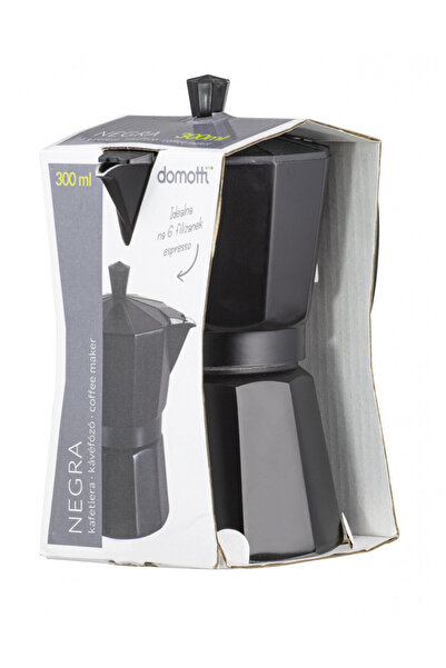 Domotti Filter coffee maker, 6 cups, 300ml, Negra
