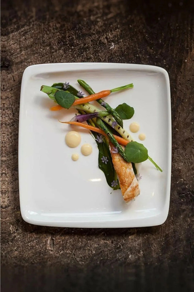 Bonna 2'li Kare Tabak 22x20 Cm, Krem ,Mov 28 Kr