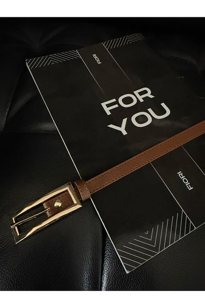 Fiori Λεπτή Ζώνη με Χρυσή Πόρπη, Ζώνη Παντελονιού, Ζώνη Πουκάμισου, Ζώνη Μπουφάν