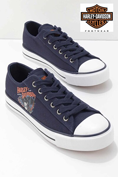 Harley Davidson Navy Kadın Casual Ayakkabı Hd0777016004