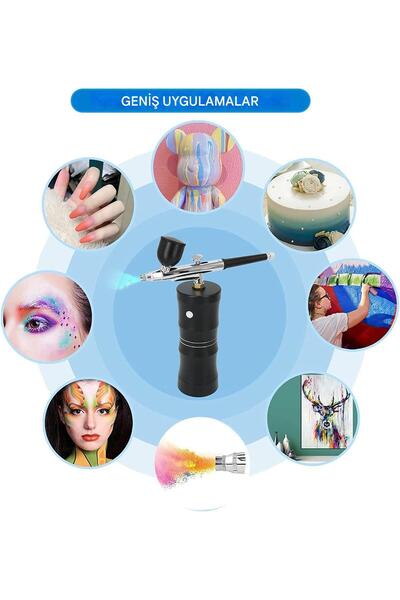 ROHS Airbrush Şarj Edilebilir Boya Tabancası 30PSI