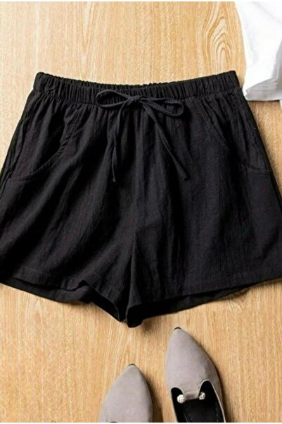 Karakedi Базові шорти з еластичним поясом і кишенями