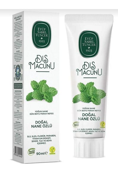 Eyüp Sabri Tuncer Eyüp Sabri̇ Tuncer Natural Mint Extract Tooth Paste 2 Pcs