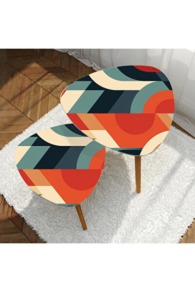 wudie Zigon Sehpa Yan Sehpa Orta Sehpa Ahşap Ayaklı mobilya Ahşap