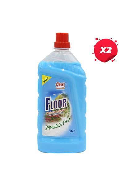 Cloret X2 - CLORET FLOOR DETERGENT 1L MOUNTAIN FRESH