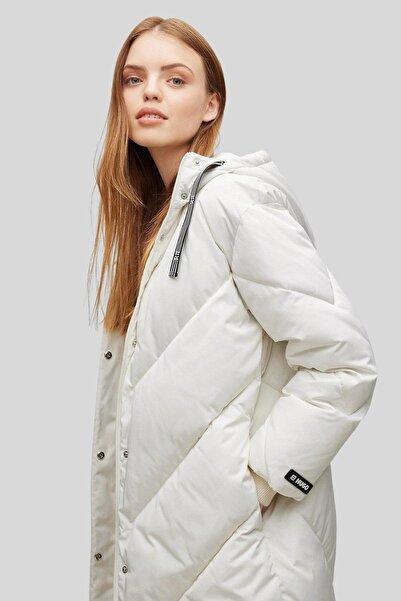 HUGO Favella Kadın Mont Beyaz