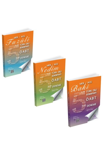 Dizgi Kitap 2025 Meb Ags ÖABT Fuzuli, Nedim ve Baki Türk Dili Edebiyatı Öğret...
