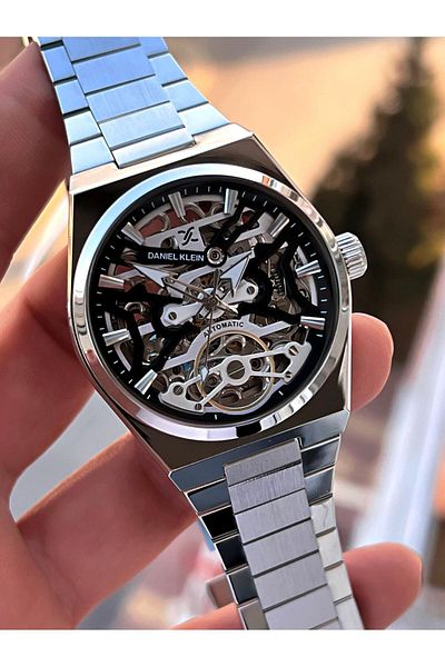 Daniel Klein 30 Mt Water Resistant Men's Wrist Watch with Automatic and Manual Winding Fdk.13857.F2