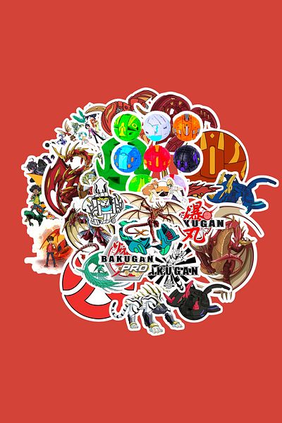 dadi ramba Bakugan -Bullet Journal - Agenda - Planner - Notebook - Laptop Sticker Sticker - Sticker Pack