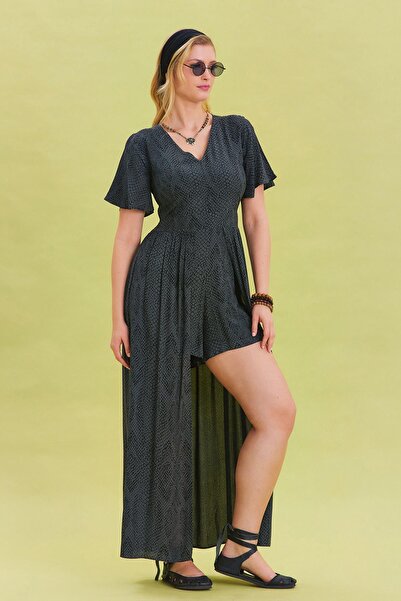 Los banditos Γυναικεία φόρμα Bohemian Halterneck Elastic Waistband