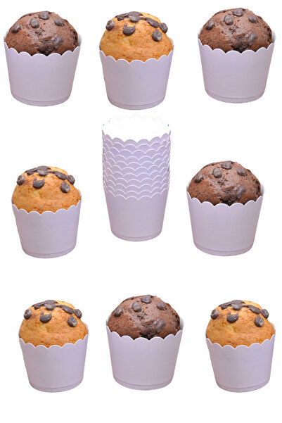 Larenya Cupcake and Muffin Cake Mold for Birthday Party - Set of 25