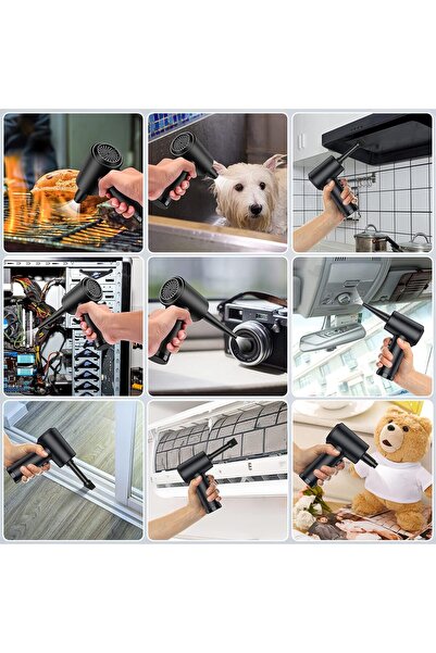 COOYA Air Duster, Portable Powerful Lightweight for Cleaning Electronics, Car Interiors, Tight Spaces